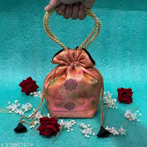 Peach pouch Bag: Elegant Accessory for All Occasions